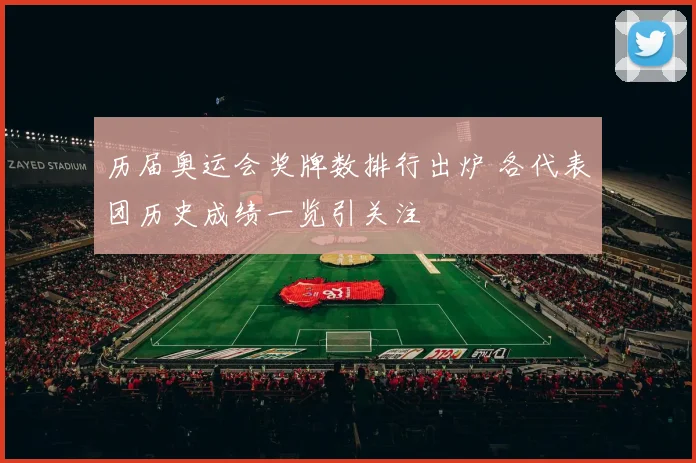 历届奥运会奖牌数排行出炉 各代表团历史成绩一览引关注